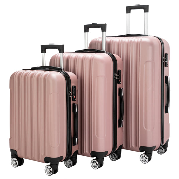 Vertical 3-in-1 Spinner Wheel With Handle Trolley Box 20in 24in 28in