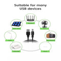 Elough WiFi to Power bank Cable Connector USB DC 5V to 12V Cable Boost Converter Step-up Cord For Wifi Router Modem Fan Speaker
