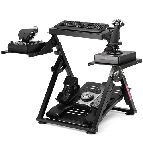 GTPLAYER Flight & Racing Simulator Stand, Foldable Gaming Cockpit