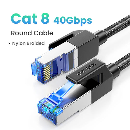 UGREEN CAT 8 Ethernet Cable High Speed Braided 40Gbps 2000MHz Network