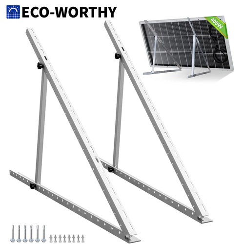 ECO-WORTHY Upgraded 45in Solar Panel Mount Brackets, with Foldable