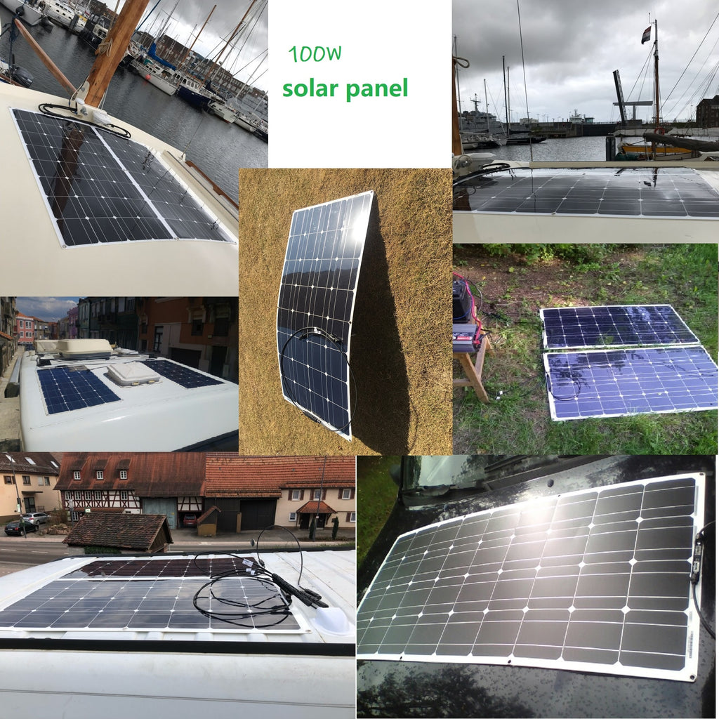 100w Flexible Monocrystalline Solar Panel | Monocrystalline Flexible