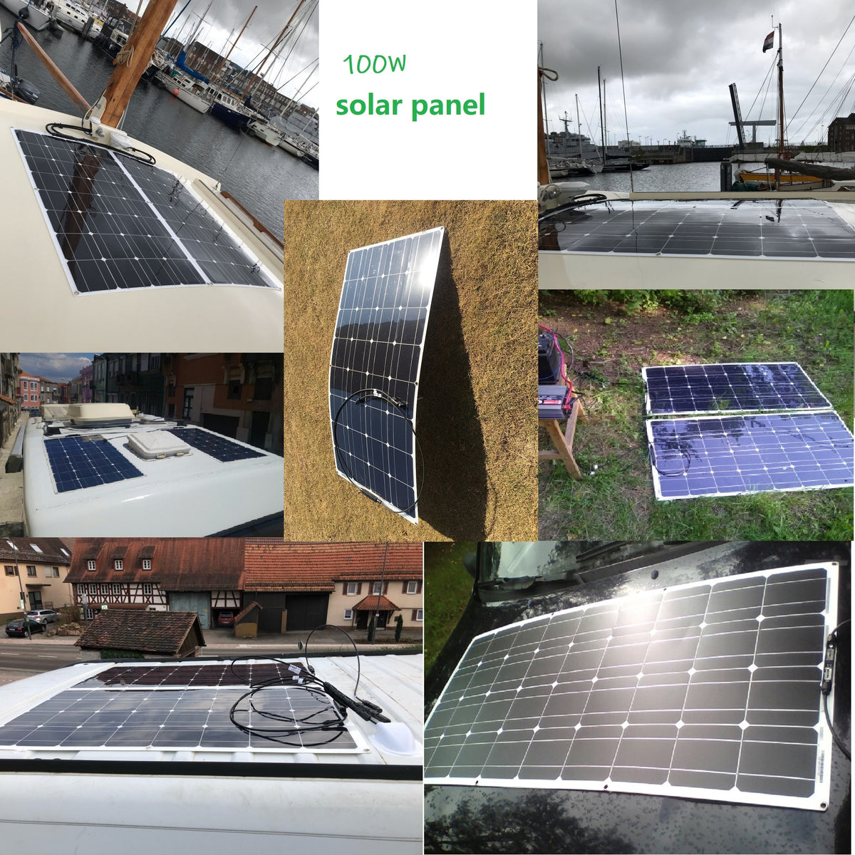 100w Flexible Monocrystalline Solar Panel | Monocrystalline Flexible
