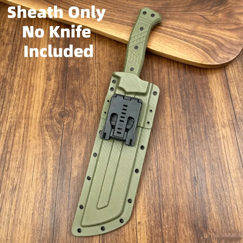 Olive Green Hard Kydex Knife Sheath With Waist Belt Clip Portable Tool