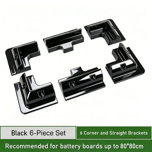 2/4/6Pcs RV Solar Panel Bracket Drill-Free Mounting Corner Side