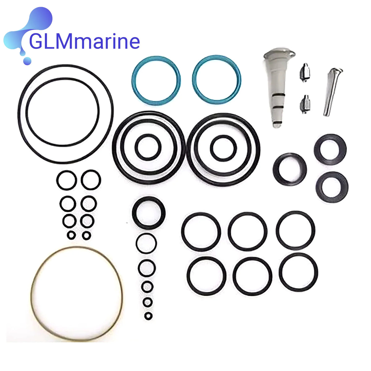 Power Trim Seal Kit 878408A1 & Relief Valve 893929A01 Fits Mercury