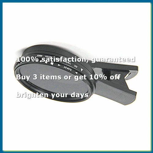 52mm Phone ND Filter ND2 to ND400 Clip-on Variable Neutral Density