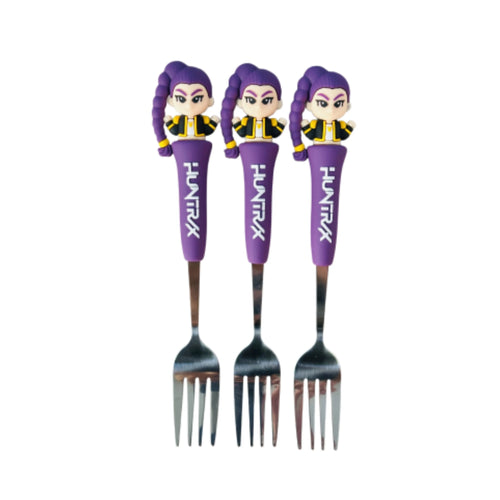 Anime Hunters Girls Lumi Mila Zoi Spoon Fork 304 Stainless Steel
