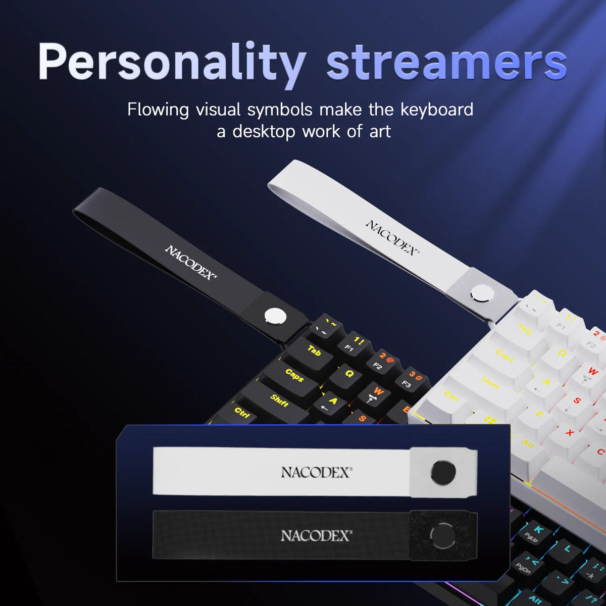 AJAZZ NK61 Wired Gaming Mechanical Keyboard 60% RGB Hot-Swappable 61