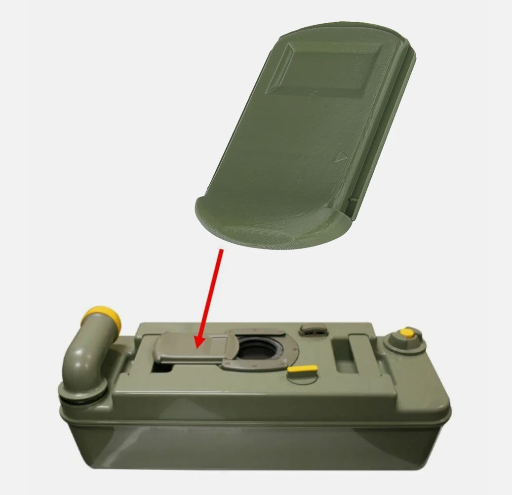 RV Cassette Toilet Sliding Cover For Thetford C2 C3 C4 Toilet Sliding