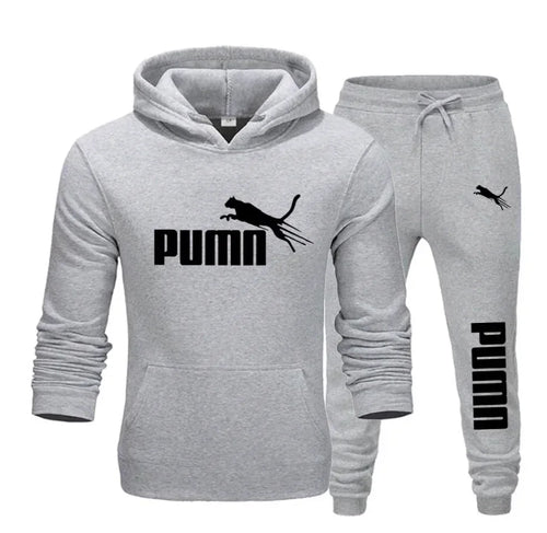 2026 New Autumn and Winter Men's Pullover Hoodie and Pants Two-Piece