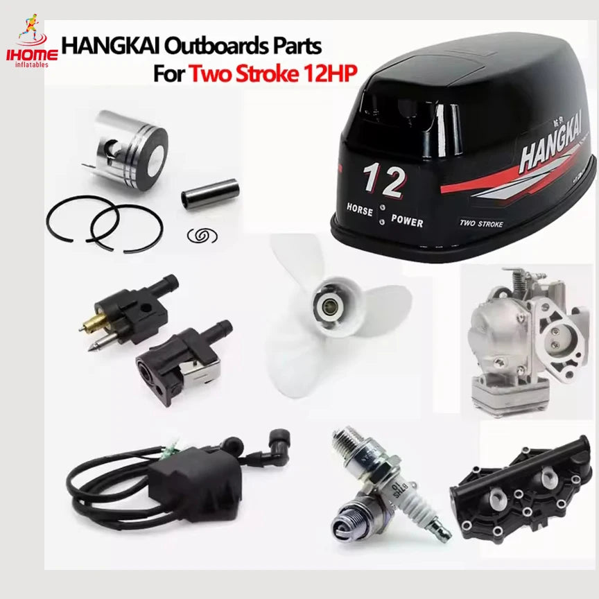 HANGAKI Outboard Motor Parts for 2-Stroke 12 HP Outboards Accessory