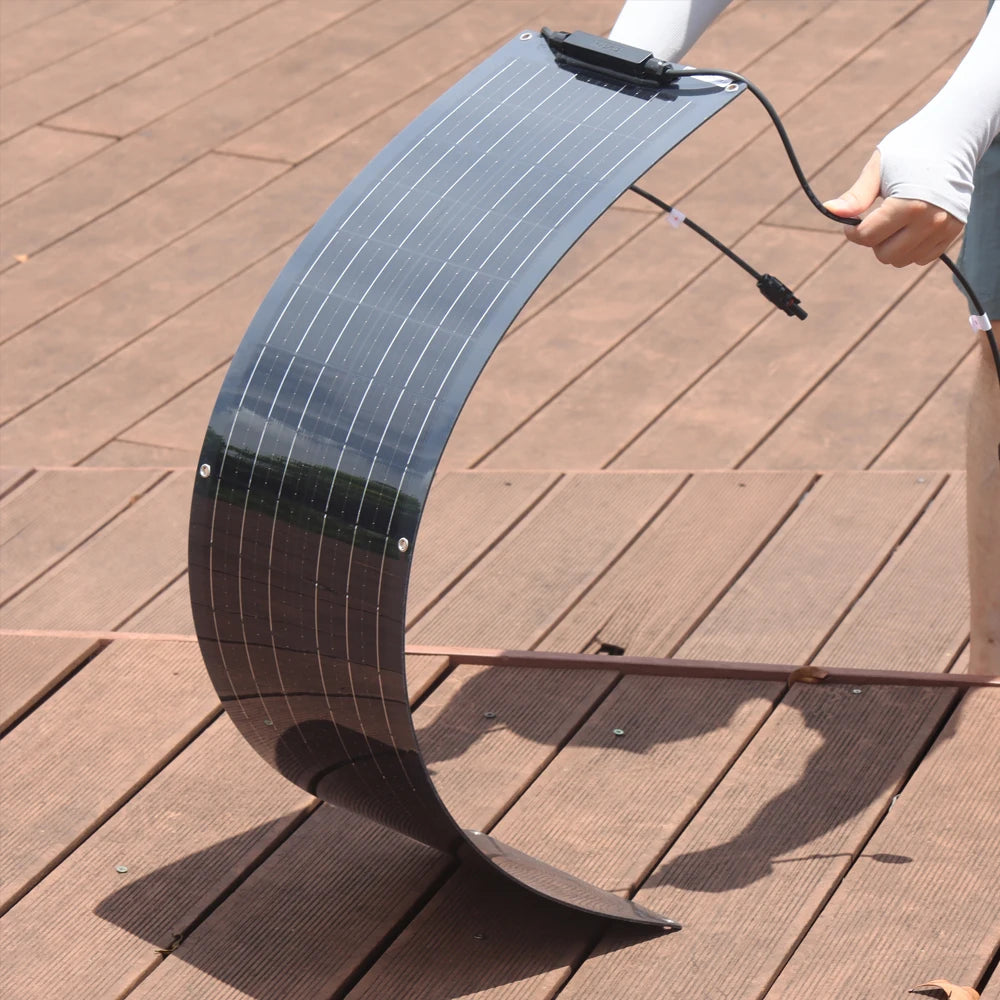 Flexible Solar Panel 100W 50W 12V Battery Charger Photovoltaic Panel