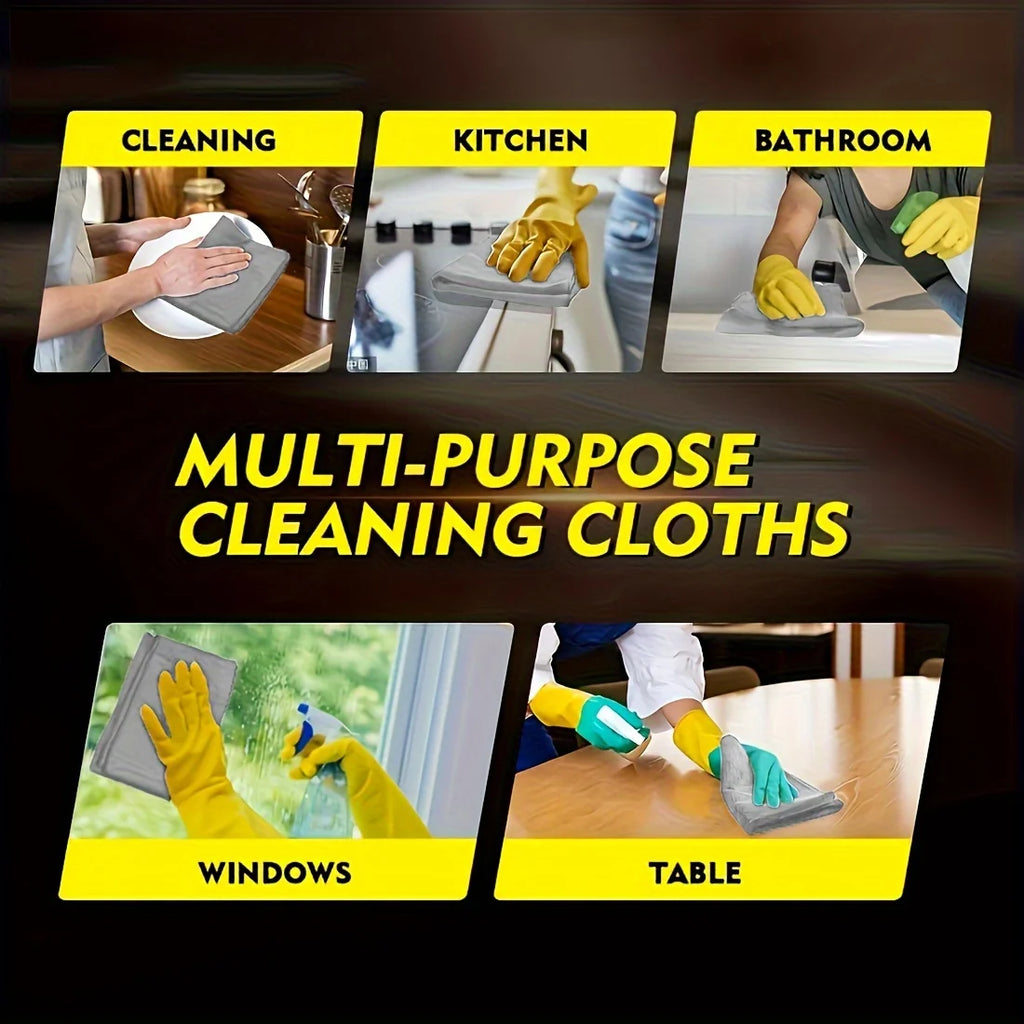 Thicken Microfiber Cleaning Cloths Lint Free Microfiber Cleaning Towel