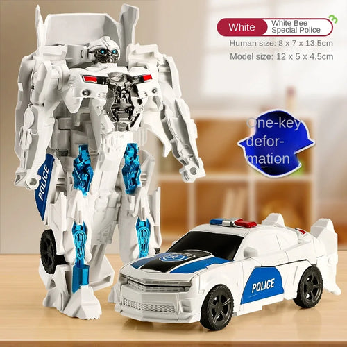 Transformation Car Anime Robot Model One Step Deformation Robot Toy