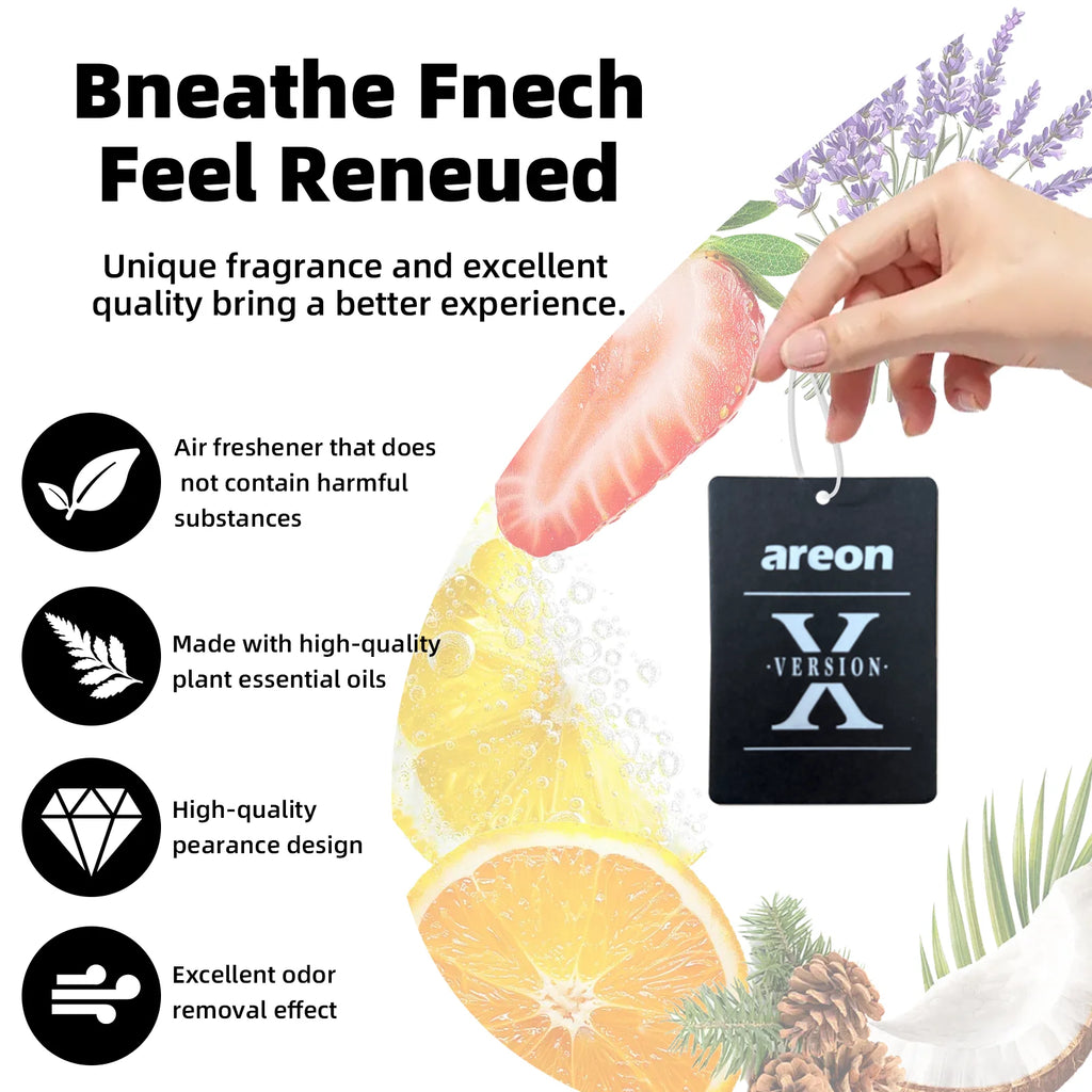 Our High-Quality [Shape X] car air fresheners, which can be used as