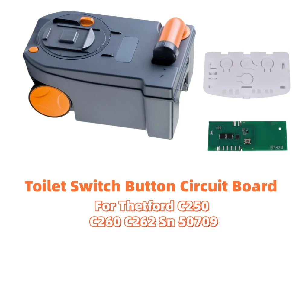 RV Toilet Switch Button Circuit Board Caravan Motorhome Interior