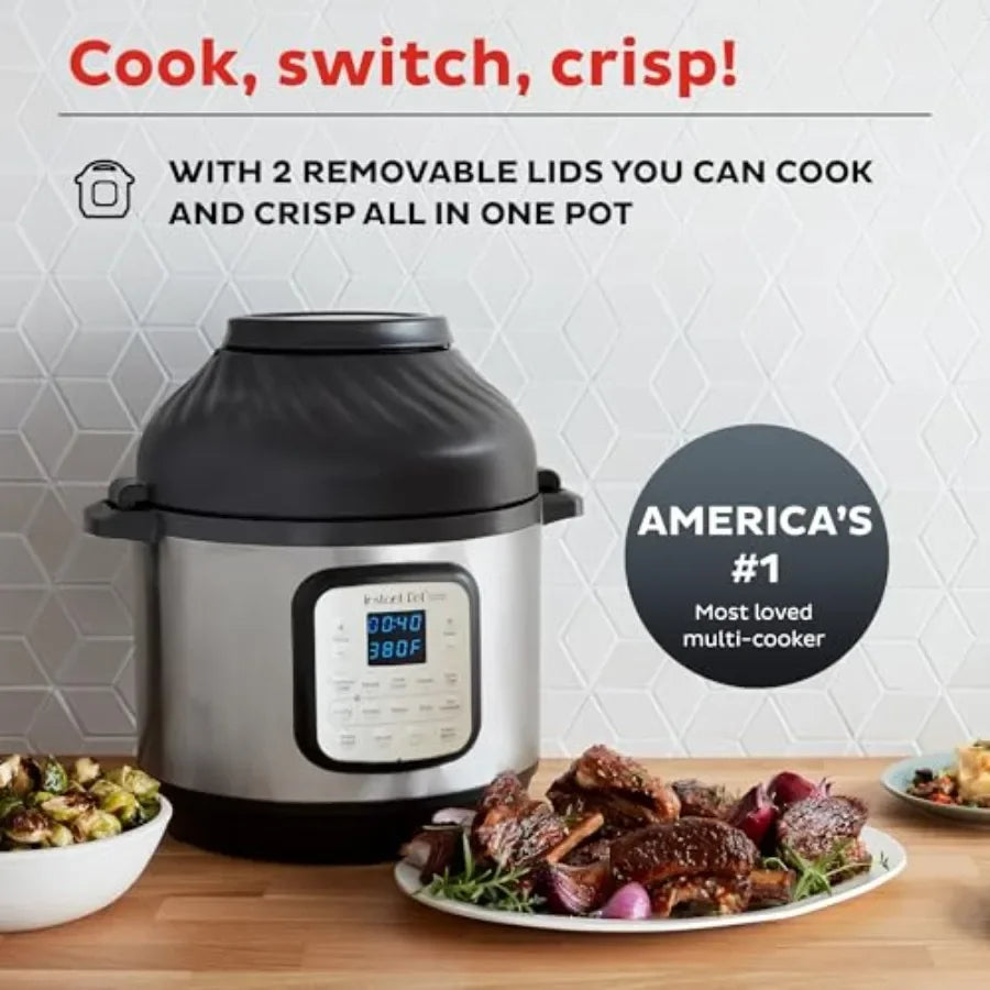 FirmHome StoreDuo Crisp 11-in-1 Air Fryer And Electric Pressure Cooker
