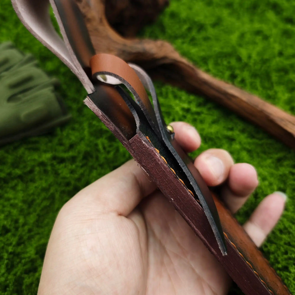 High-quality Leather Outdoor Knife Sheath, Knife Protector, Portable