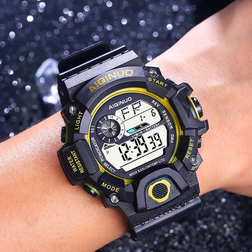 Style Boys Sports Watches Dual Display Digital Led Electronic Quartz