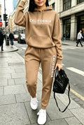 Fall Winter Womens Outfits Street Casual Hooded Sweatshirts Outdoors