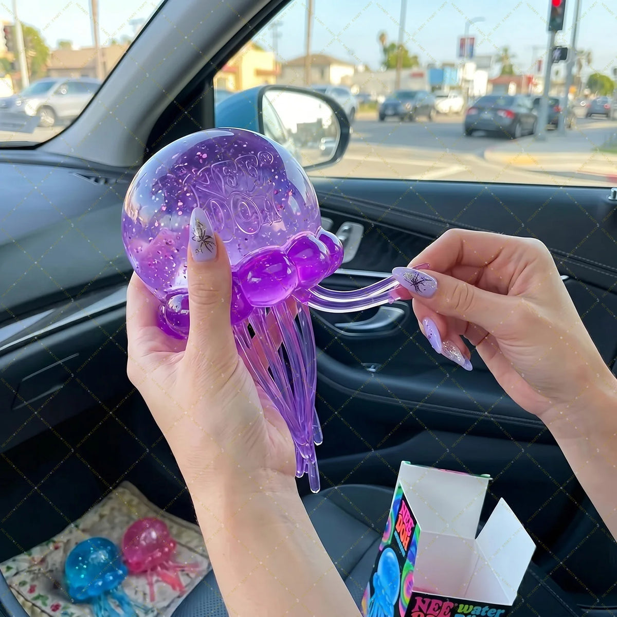 Squishies Jellyfish Squish Toy Fidget Water Sensory Soft Jelly