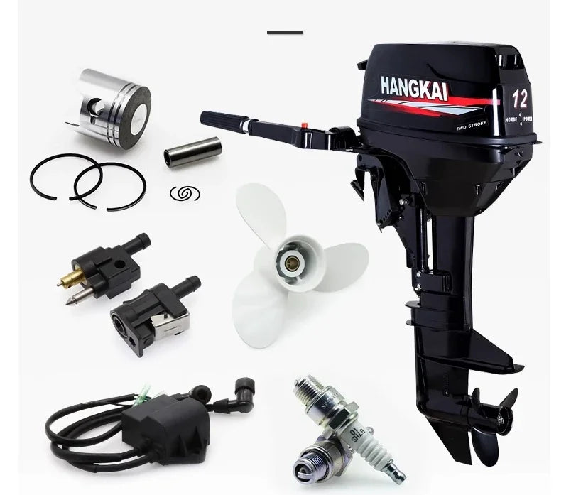 HANGAKI Outboard Motor Parts for 2-Stroke 12 HP Outboards Accessory