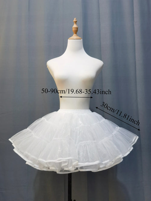 Lolita Super Stuffed Petticoat Boneless Violent Skirt Support Soft
