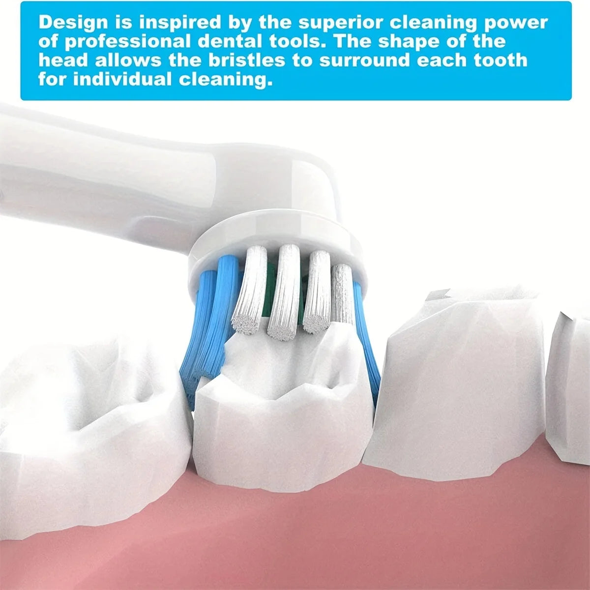 4/12/16Pcs Replacement Toothbrush Heads Compatible with Oral-B Braun