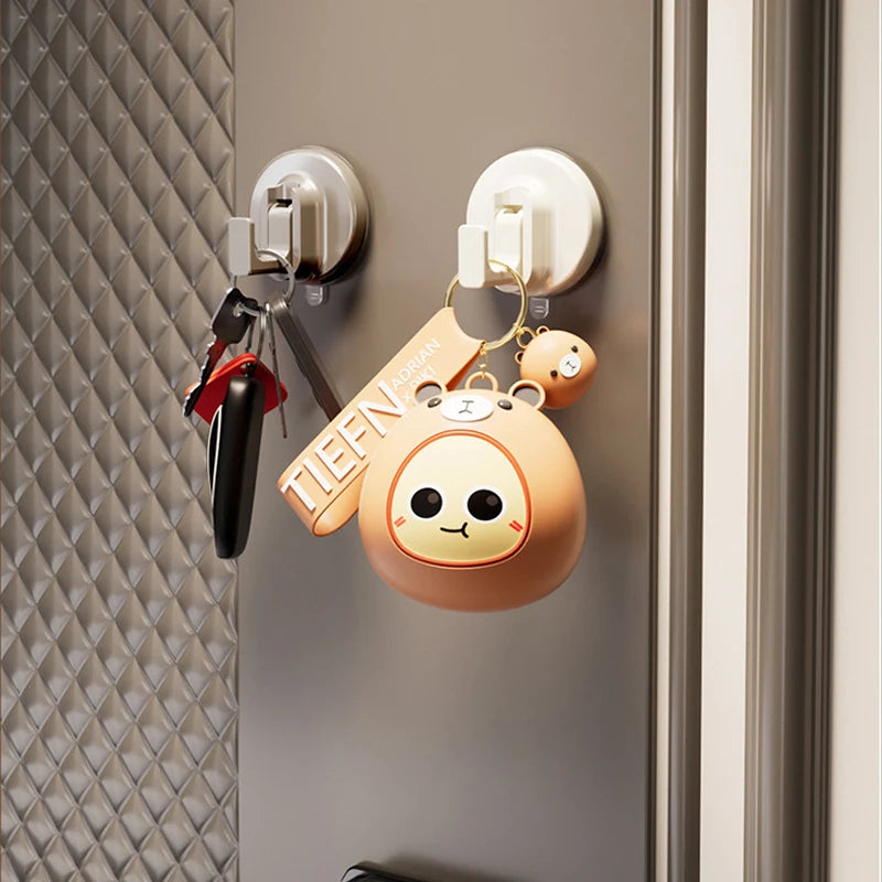 Reusable Suction Cup Hook Waterproof Wall Mount Hooks Punch-free