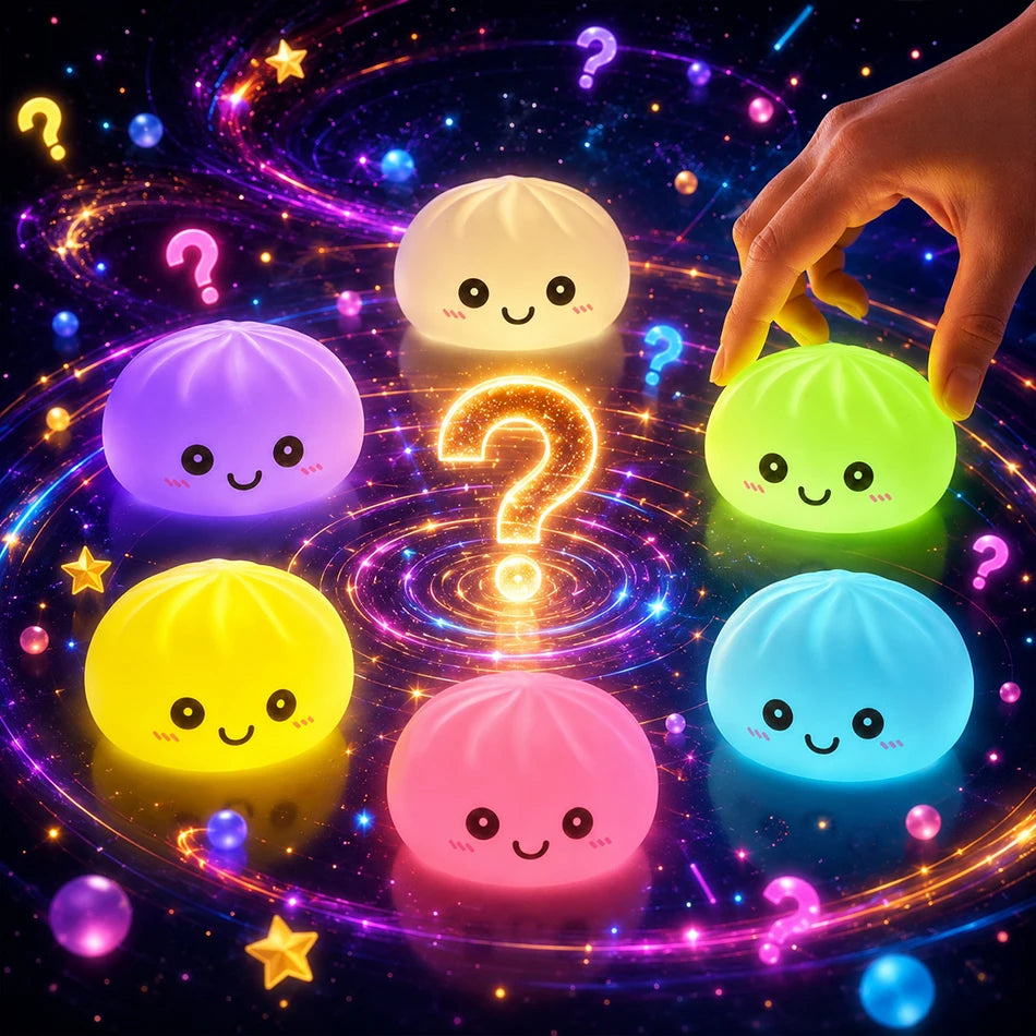 2027 New Dumpling Night Lights Glowing Dumplings Desktop Ornament Cute