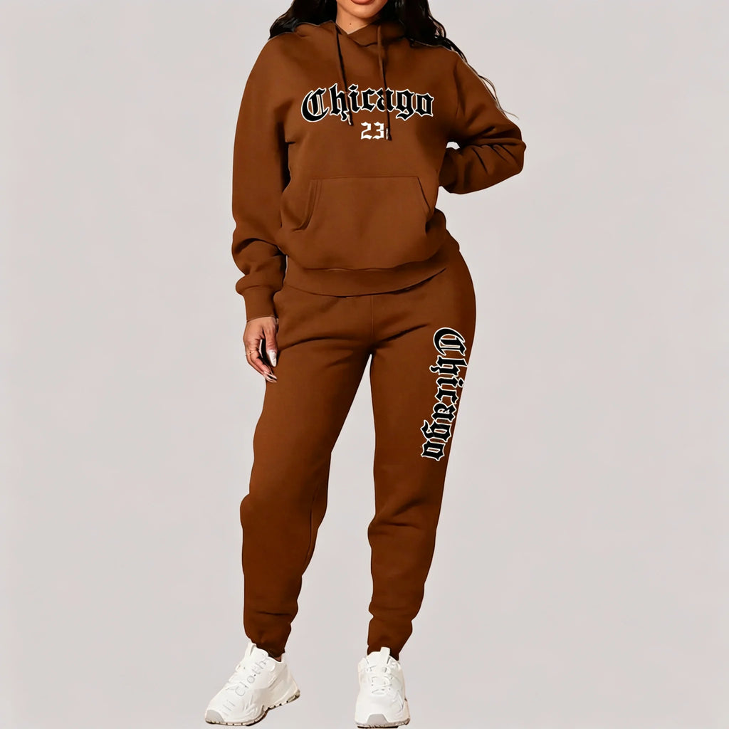 Women's Sets Hoodies Pants 2 Piece Outfits Aesthetic Sportswear
