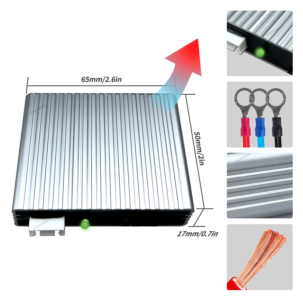 24V 48V 60 72V Battery Balancer Equalizes 0~5A IP665 Battery Balancer