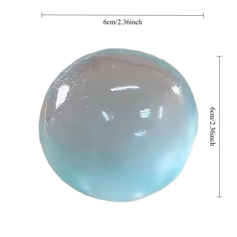 Blue Maltose Squishy Toy Cute Mochi Anti Stress Fidget Toy Soft