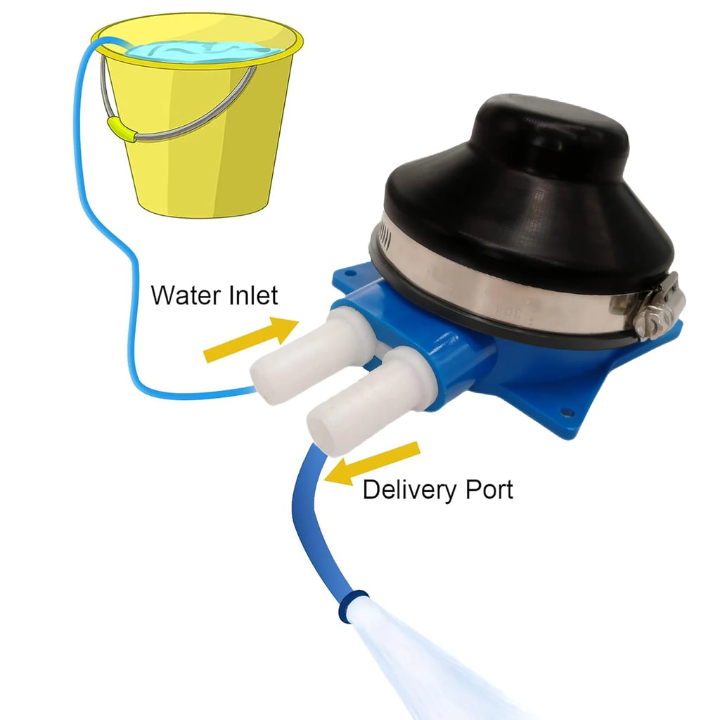 Marine Foot Water Pump Suitable for 1/2" Flexible Hose Made