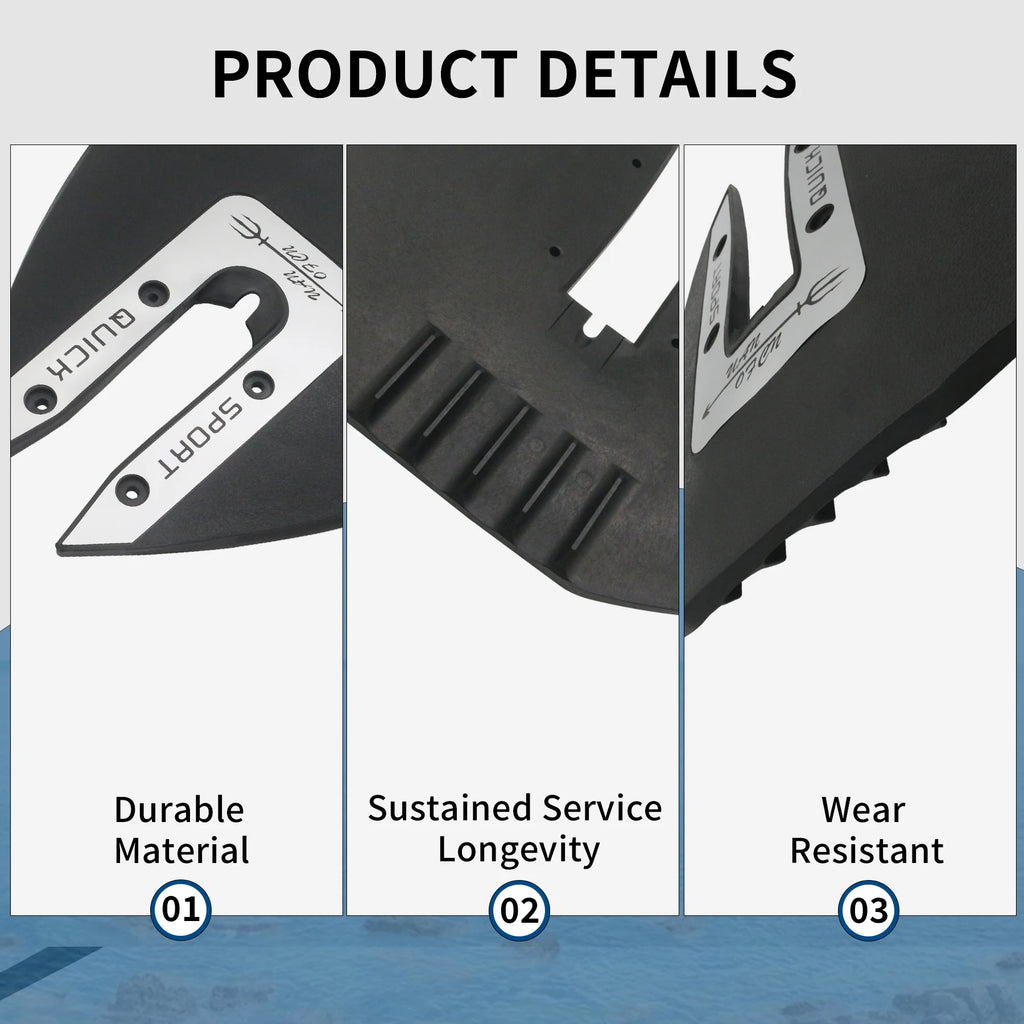 Sport 200 Whale Tail Hydrofoil Stabilizer Compatible with Outboard