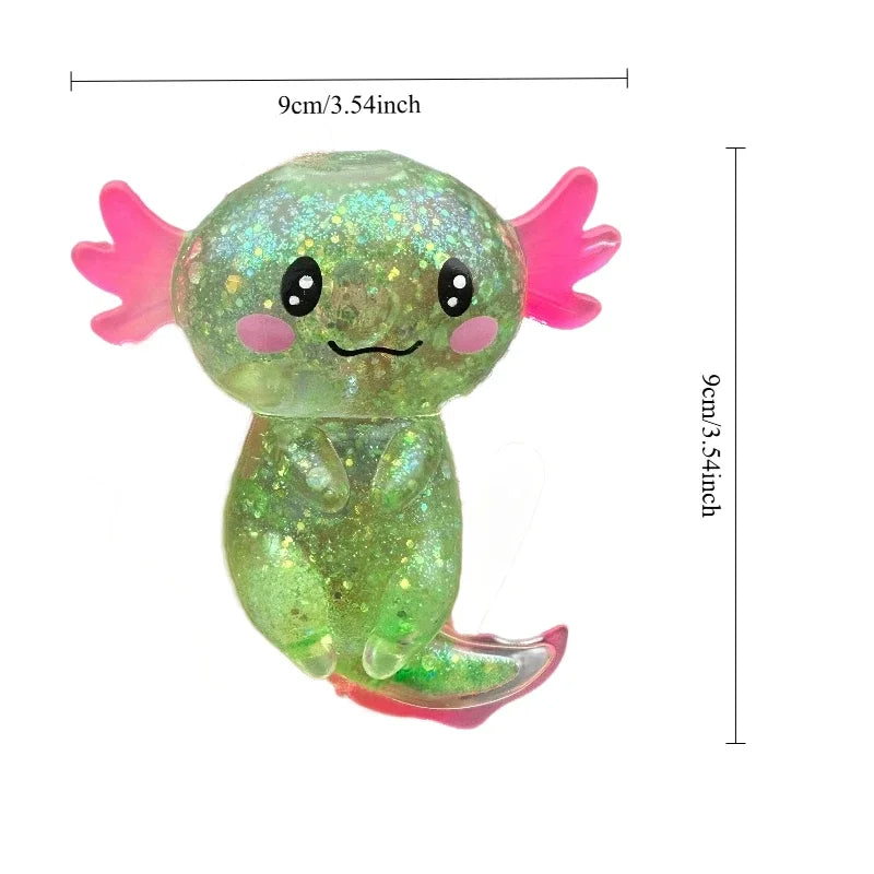 Colorful Salamander Maltose Fidgets Toys Squishy Malt Sugar Stretchy