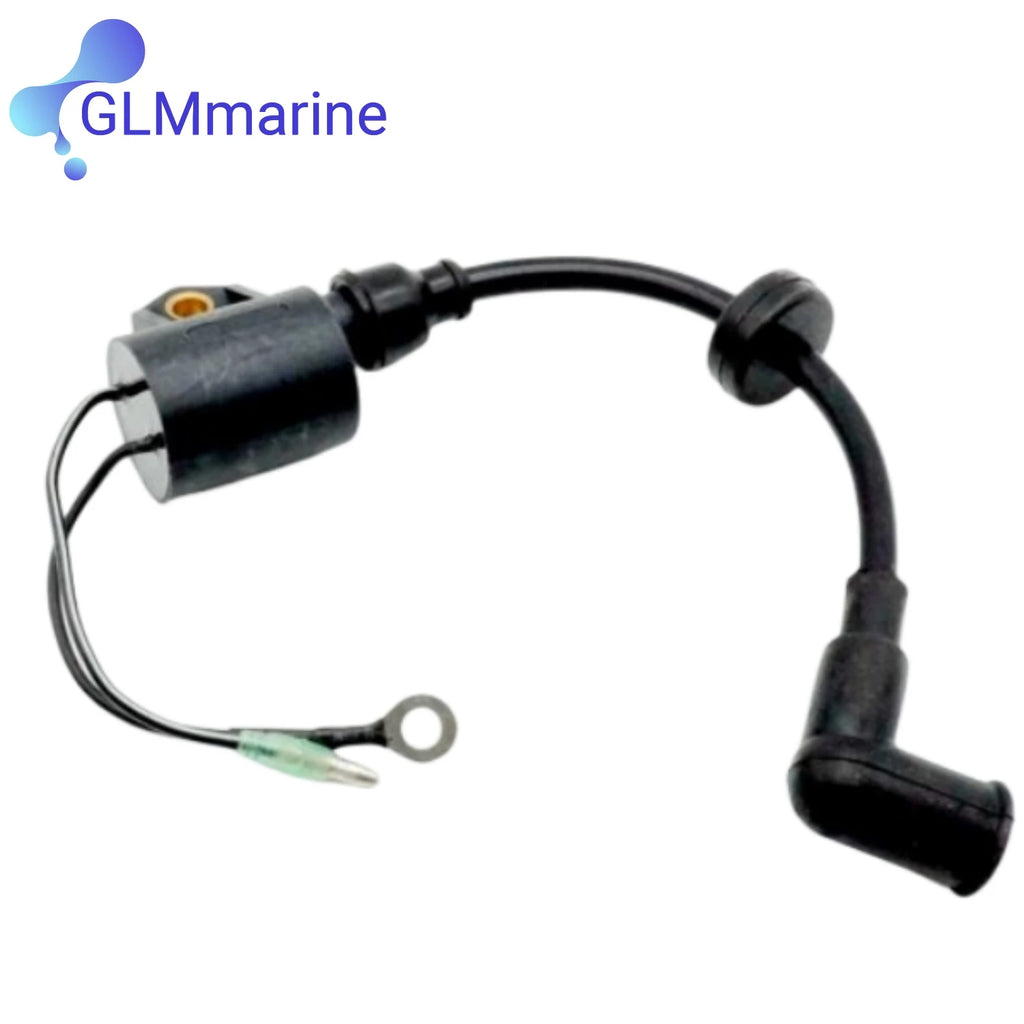2 Pcs Ignition Coil Assy 61N-85570-00 Compatible with Yamaha 2 Stroke