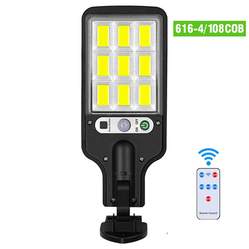 Outdoor Solar Garden Lights with Human Body Motion Sensor 3 Modes