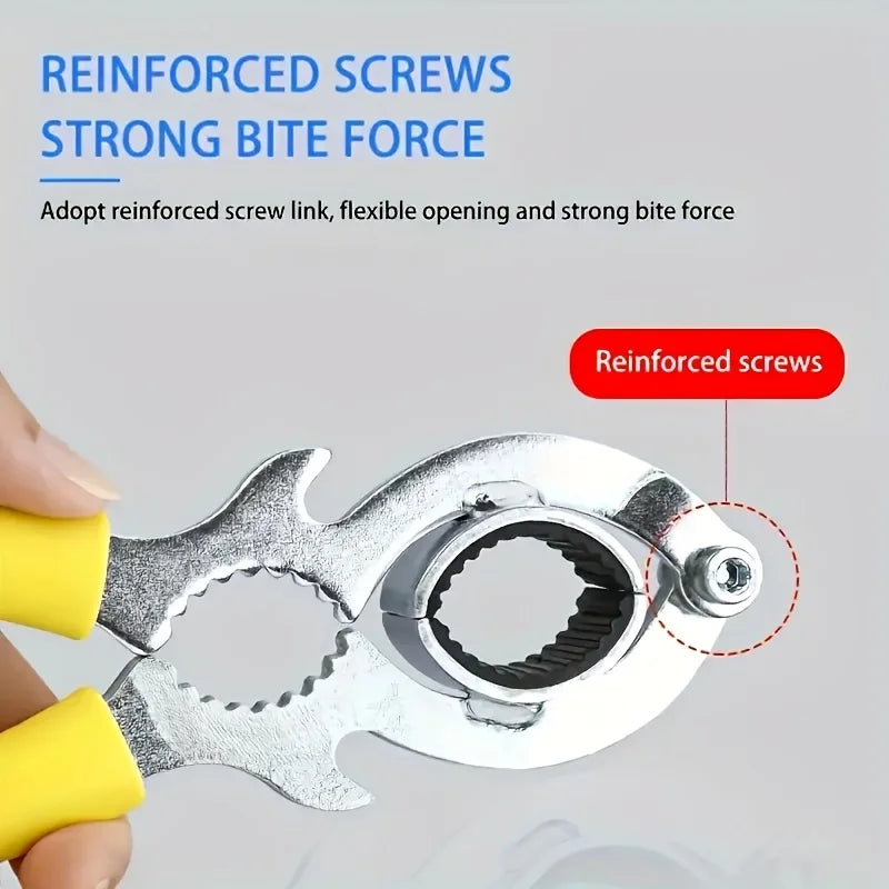 3 In 1 Tool Faucet Bubbler Wrench,Bottle Opener and Pliers,Kitchen