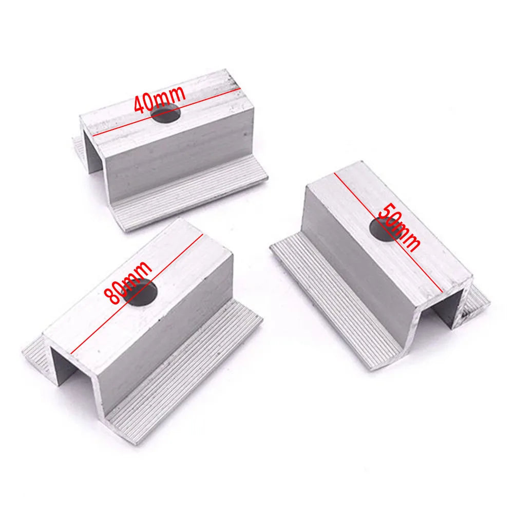 10Pcs/set Solar Middle Clamp PV Fit For Aluminum Alloy Solar Panel