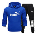 2026 New Autumn and Winter Men's Pullover Hoodie and Pants Two-Piece