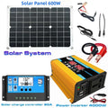 4000W Solar Inverter Kit Complete 12V to 110V/220V Solar Panel System