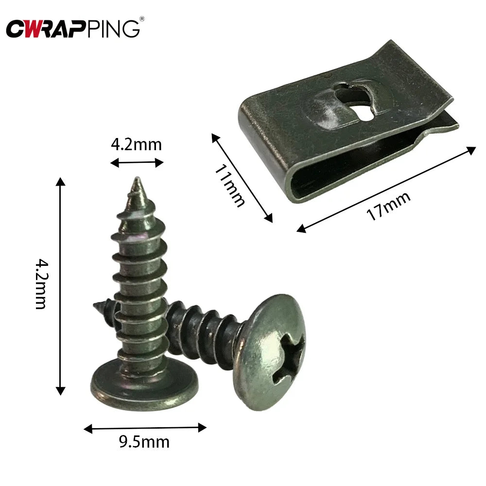 Car Fastener Clip Wholesale U-Type Metal Screw Clip Tool for Engine