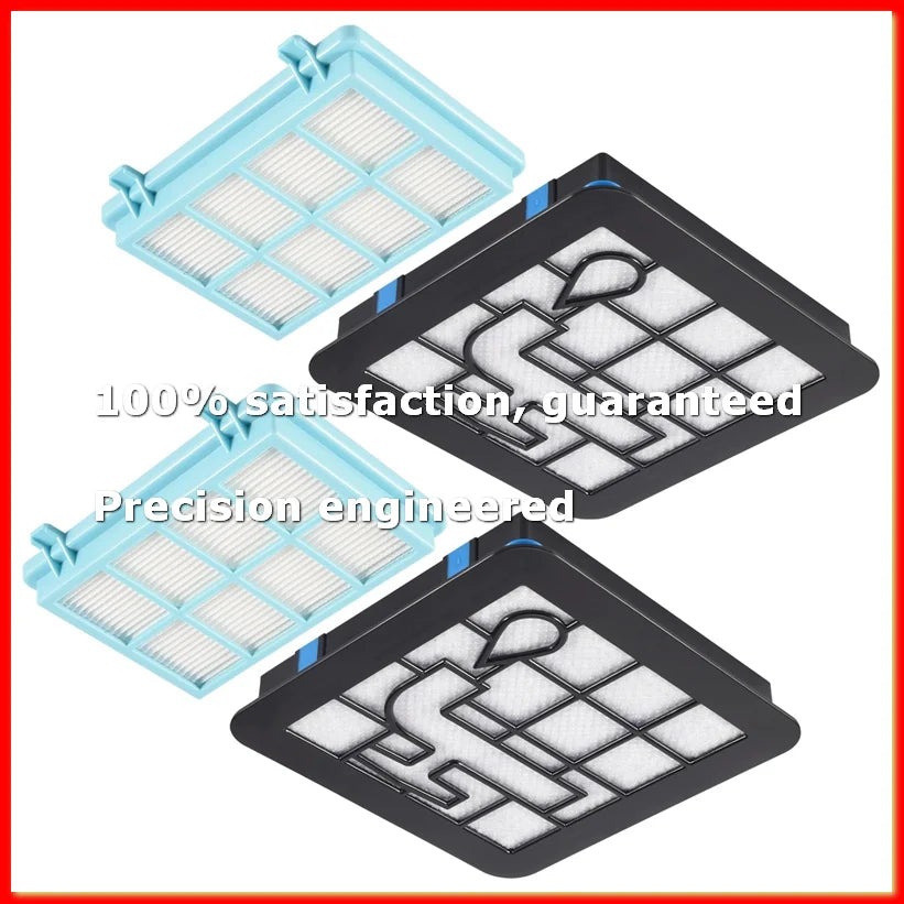 Pack of 2 Filter Set for Compact FC9331 FC9332 FC8010 Vacuum