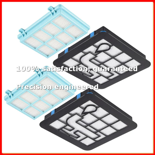 Pack of 2 Filter Set for Compact FC9331 FC9332 FC8010 Vacuum