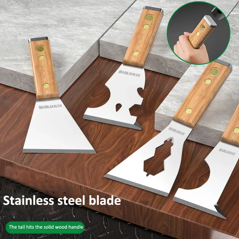Stainless Steel Painter Scraper Cleaning Shovel Hammerhead Nail