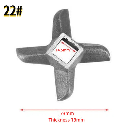 Meat Grinder Cross Blade, 5 # 10 # 12 # 22 # 32 # 32 # 42 # Universal