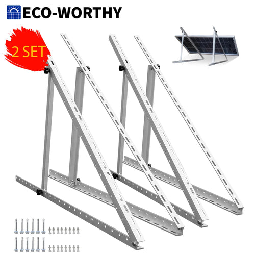 ECO-WORTHY Upgraded 45in Solar Panel Mount Brackets, with Foldable