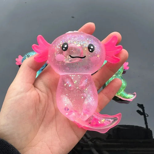 Colorful Salamander Maltose Fidgets Toys Squishy Malt Sugar Stretchy